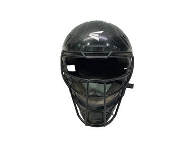 Used Easton 6 1/8-7 BLACK HELMET Catchers Helmet w/Mask Black SM 11347-S000260853
