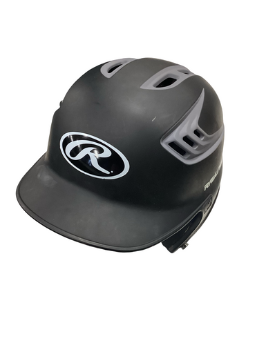 Used Rawlings R16J Batting Helmet No Mask Black SM 11613-S000173530