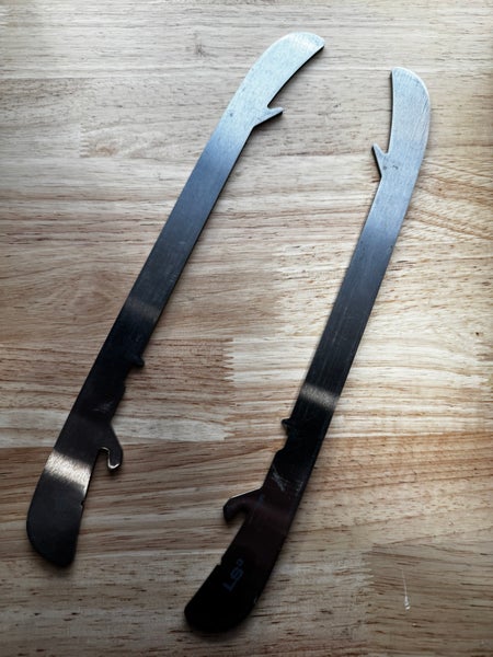 NHL Pro Stock Used Game Used Bauer LS3 296 Skate Blades / Runners