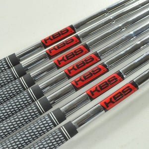 KBS Tour 110g Regular Flex 7pc Iron Shaft Set .355" Steel 37.25"-34.5" # 207736