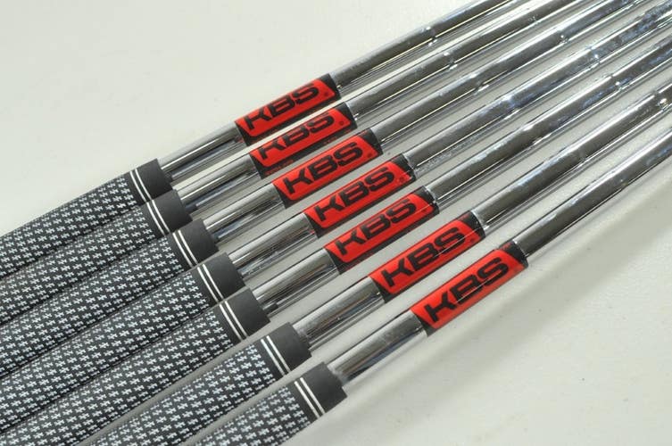 KBS Tour 110g Regular Flex 7pc Iron Shaft Set .355" Steel 37.25"-34.5" # 207736