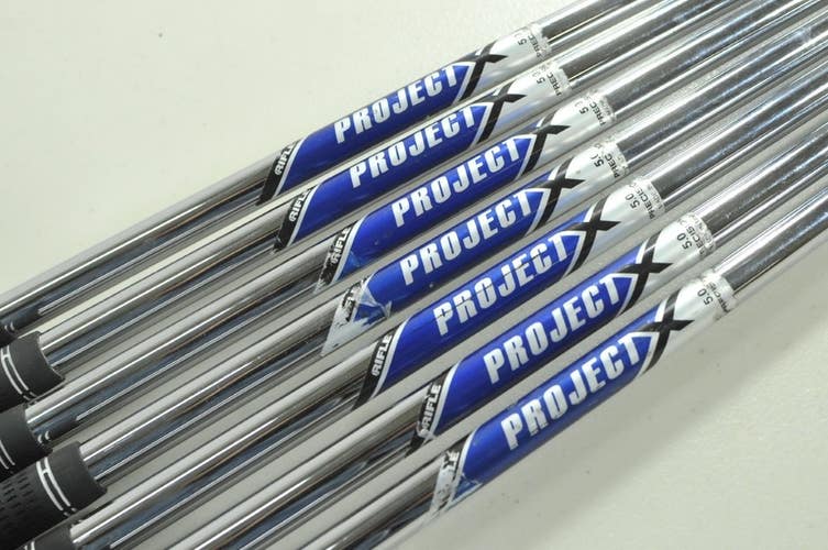 Project X Rifle 5.0 Regular Flex 4-PW Iron Shaft Set .355" Steel 7pc # 207737