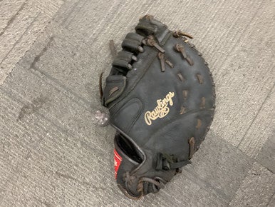 Used Rawlings PREMIUM SERIES BB/SB First Base LH Throw Black 12 1/2" 11614-S000226958