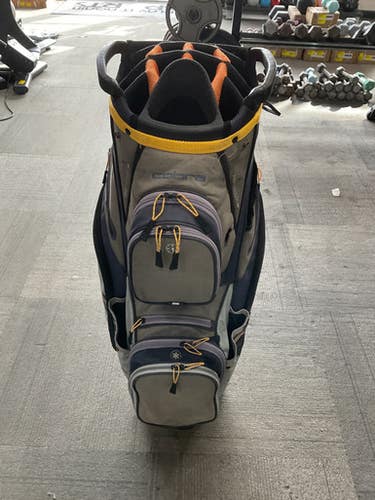Used Cobra PASS THROUGH 14-WAY BAG Mens Cart Bag Grey 11614-S000226933