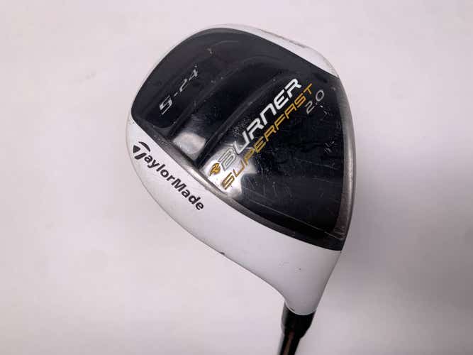TaylorMade Burner Superfast 2.0 5 Hybrid 24* REAX 60g Regular Graphite Mens RH