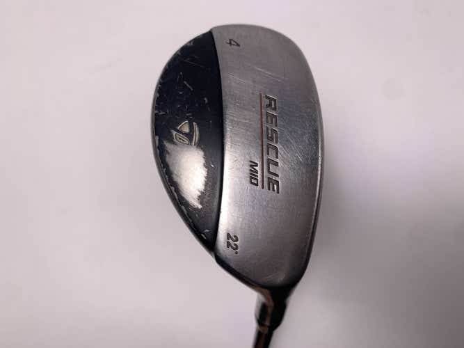 TaylorMade Rescue Mid 4 Hybrid 22* Regular Graphite Mens RH