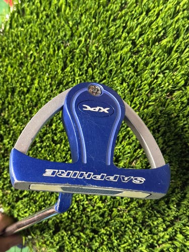 Right Handed XPC Blue Sapphire CR5 Milled Insert Mallet Putter Steel Shaft 37.5”