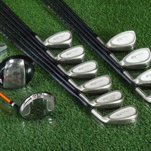MEN'S 13pc. GOLF STARTER SET WINFIELD WARRIOR HIPPO 415CR REGULAR FLEX RH ~ NICE