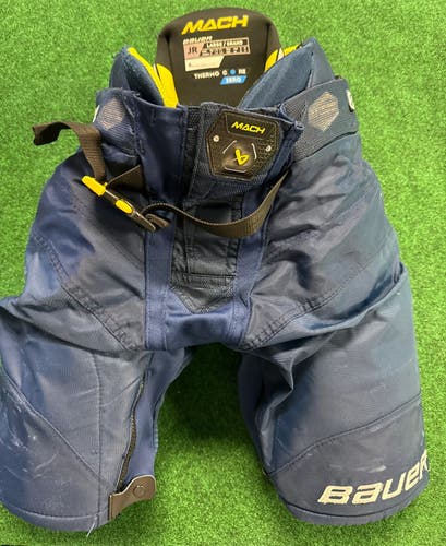 Navy Blue Bauer Supreme Mach Hockey Pants (Used) | Junior Large