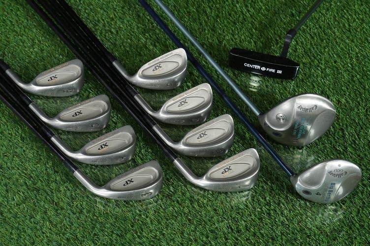 WOMEN'S 11PC. GOLF STARTER SET MIZUNO CALLAWAY PINSEEKER LADIES FLEX RH