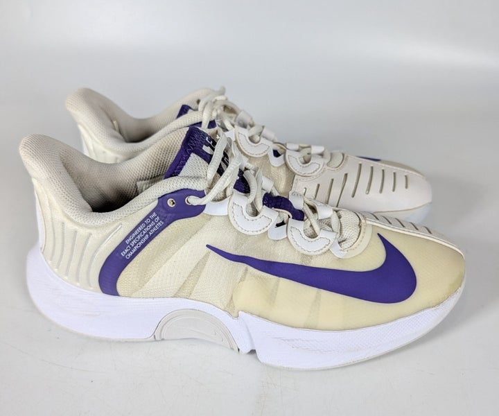 Nike Air Zoom GP Turbo White Court Purple Women's 8.5 Tennis Shoes CK7580-102