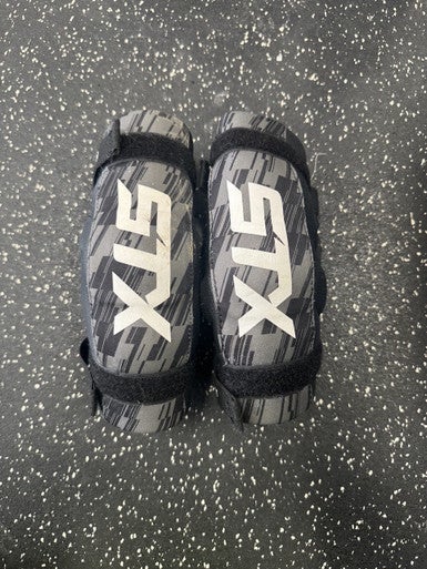 Used STX STALLION 75 Lacrosse Arm Pads/Guards Black MD 11849-S000034426
