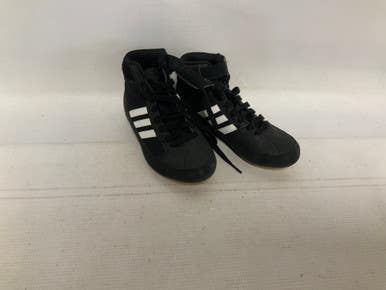 Used Adidas Wrestling Shoes Black Youth 13.0 11823-S000036369