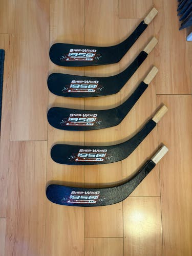 5 Sherwood 950 Taper Fit Left Handed Senior Replacement Blades