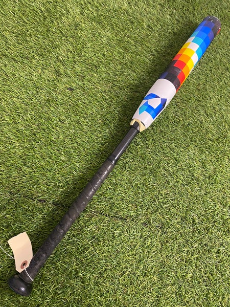 White 2023 DeMarini Prism+ Composite Bat (-10) Composite 21 oz 31" (Used)