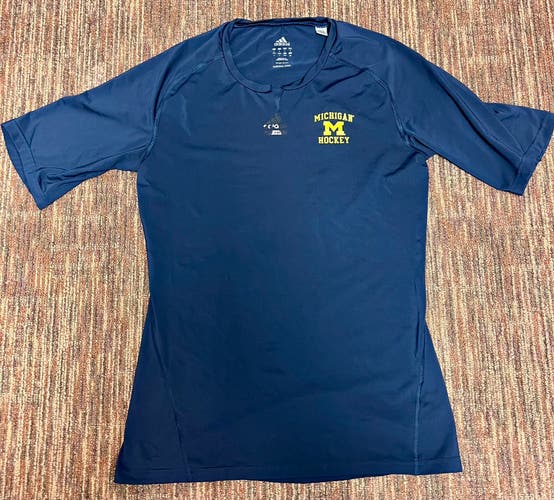 University of Michigan Hockey Men's Adidas Climalite Compression shirt