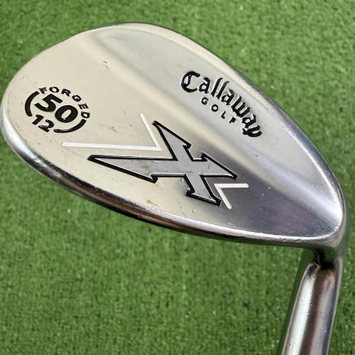 Callaway X Forged Chrome Gap Wedge GW 50 12 Steel Wedge Flex Right Handed 35