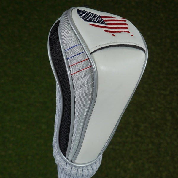 USA FAIRWAY WOOD HEADCOVER SOCK WHITE / GRAY, / RED / WHITE / BLUE ~ LOOK!!