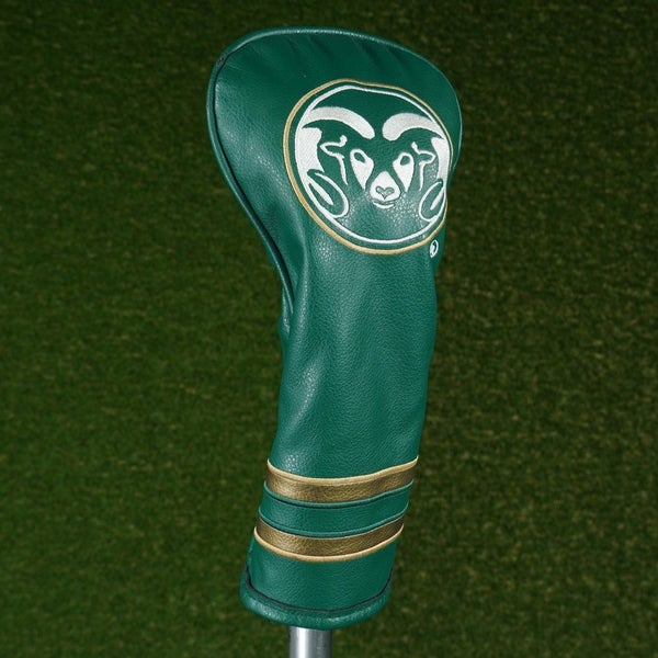 COLORADO STATE RAMS FAIRWAY WOOD HEADCOVER CSU GREEN / GOLD CHANGEABLE #'S