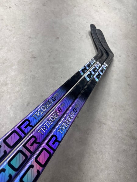 3 Pack 85 Flex P92M Senior CCM RibCor Trigger 8 Pro Left Hand Hockey Stick Pro Stock NHL (New)