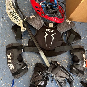 Lacrosse equipment full set up! STX Starter Kit (Used) medium