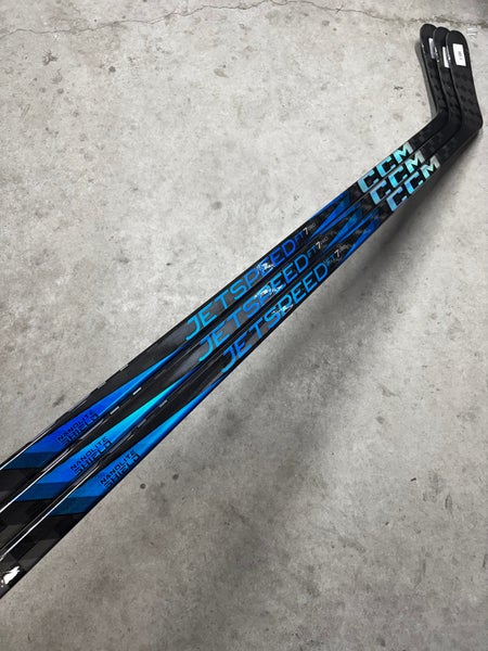 3 PACK 95 Flex P92M Senior CCM Jetspeed FT7 Pro Left Hand Hockey Stick Pro Stock (New) NCAA