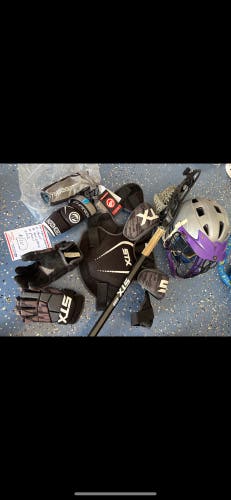Lacrosse equipment, full set up needs all standards, medium