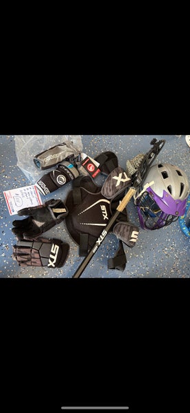 Lacrosse equipment, full set up needs all standards, medium