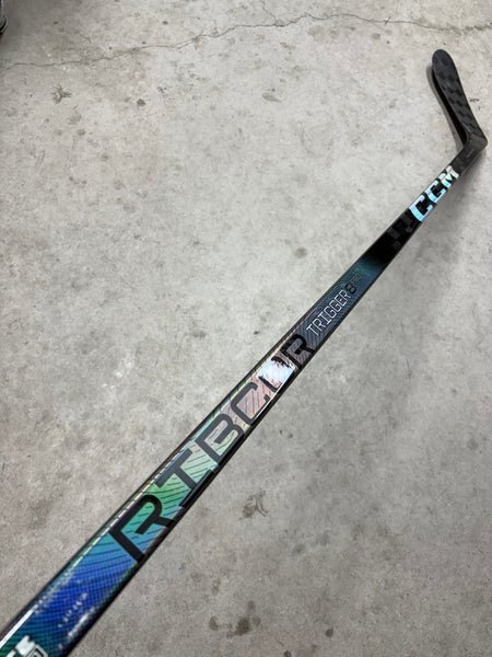 85 Flex P28 Senior CCM RibCor Trigger 8 Pro Left Hand Hockey Stick Pro Stock NHL (New)