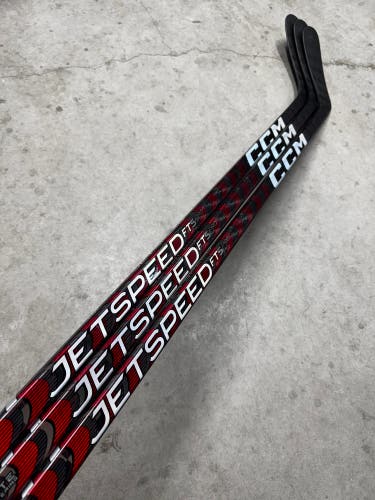 3 PACK 85 Flex P90 Senior CCM JetSpeed FT5 Pro Left Hand Hockey Stick Pro Stock (New)
