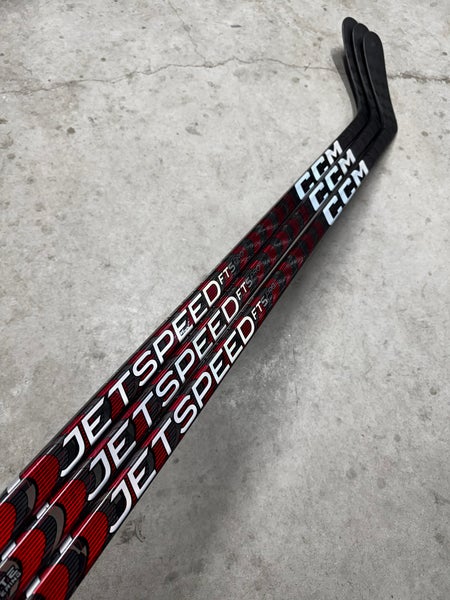 3 PACK 85 Flex P90 Senior CCM JetSpeed FT5 Pro Left Hand Hockey Stick Pro Stock (New)