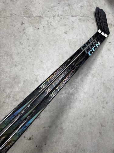 3 PACK 95 Flex P28M Senior CCM Jetspeed FT7 Pro Left Hand Hockey Stick Pro Stock (New) NCAA