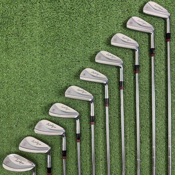 Ben Hogan 1994 Apex Channel Back Forged Iron Set 2-PW SW 4 Stiff Flex +1/2 Long