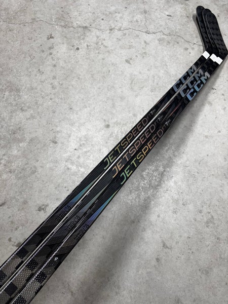 3 Pack 105 Flex P92M Senior CCM Jetspeed FT7 Pro Left Hand Hockey Stick Pro Stock NHL (New)