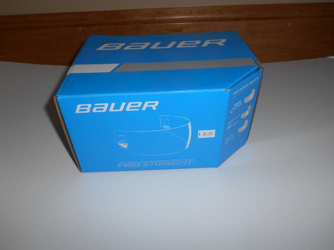 Medium Bauer Pro straight Visor (Used)