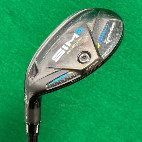 LH TaylorMade SIM 2 Rescue 19.5 3 Hybrid Tensei AV Series 80HY Stiff