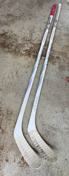 TWO Intermediate Bauer Proto-R Left Hand Hockey Stick P28 65 Flex (Used)