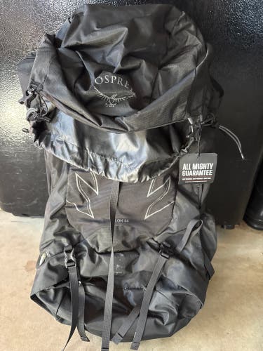 Black Adult Unisex Osprey Backpack (New)