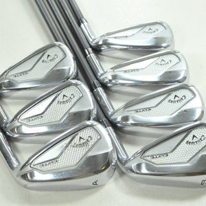 Callaway Elyte X 6-PW,AW,GW Iron Set Senior Flex Right Vanquish Graphite #207714