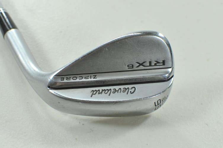 Cleveland RTX-6 Zipcore Tour Satin 56*-10 Wedge Right DG Spinner Steel # 207783