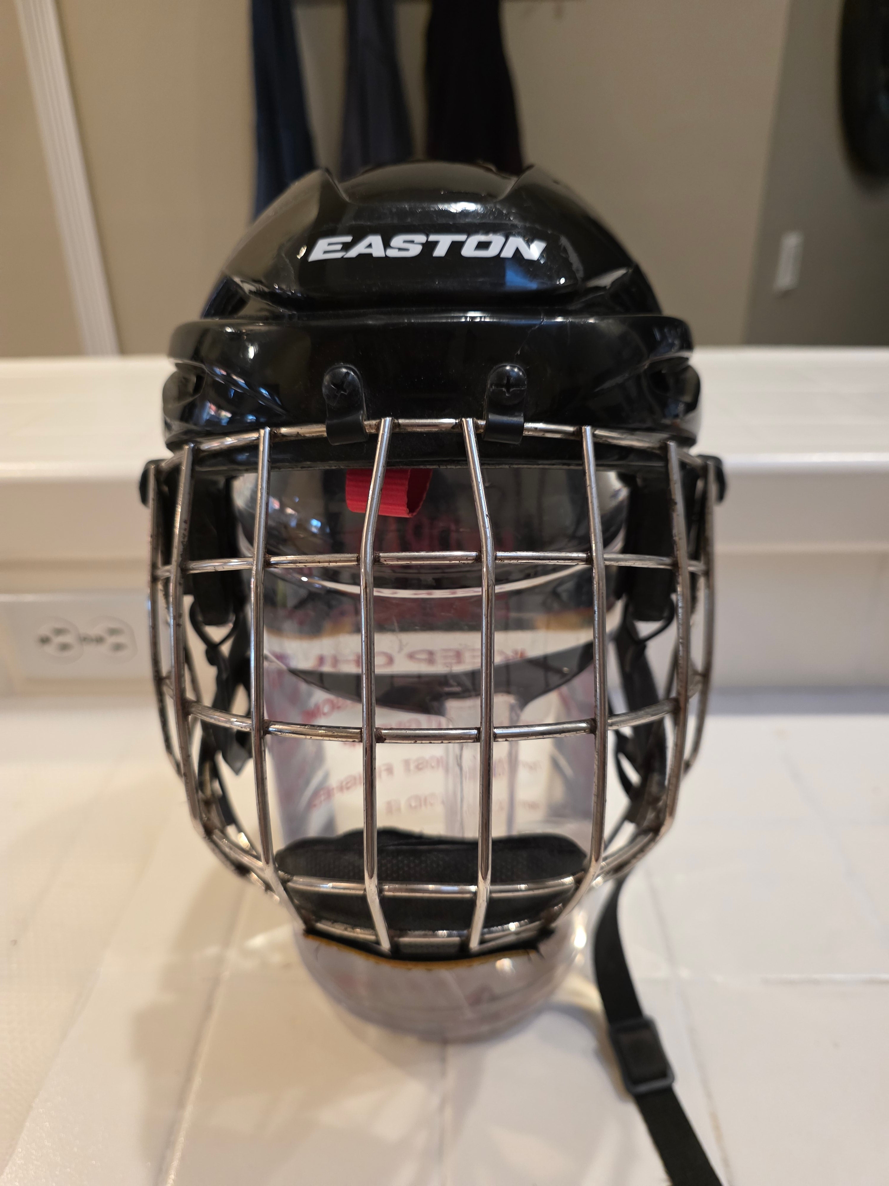 Casque De Baseball Easton E400 Taille S (6 5/8 - 7) - Ouvert, Couleur Blanc - Occasion Bon état