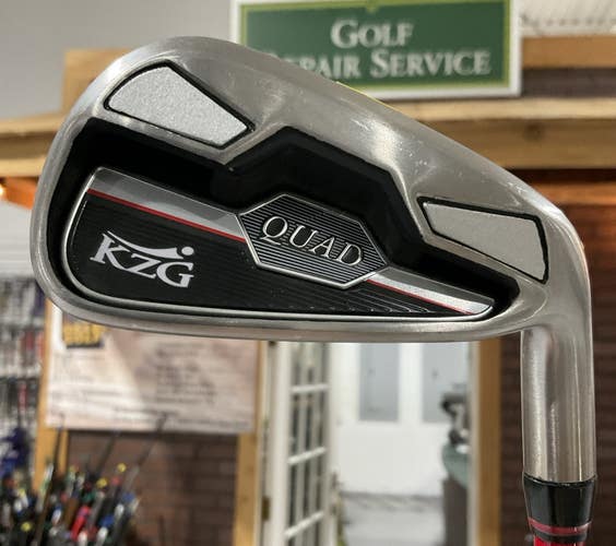KZG QUAD #6 Iron 37.5" NOVA TECH i700 Regular Flex Graphite Shaft RH USED
