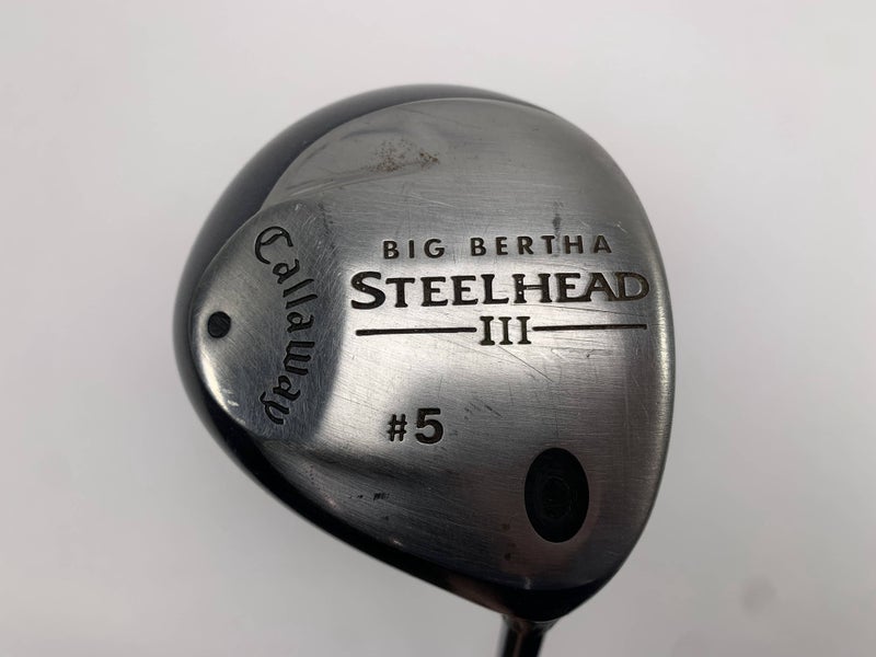 Callaway Steelhead III 5 Fairway Wood 18* System III Regular Graphite Mens RH