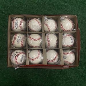 Rawlings ROLB1X Official League Practice Baseballs 1 Dozen (New)