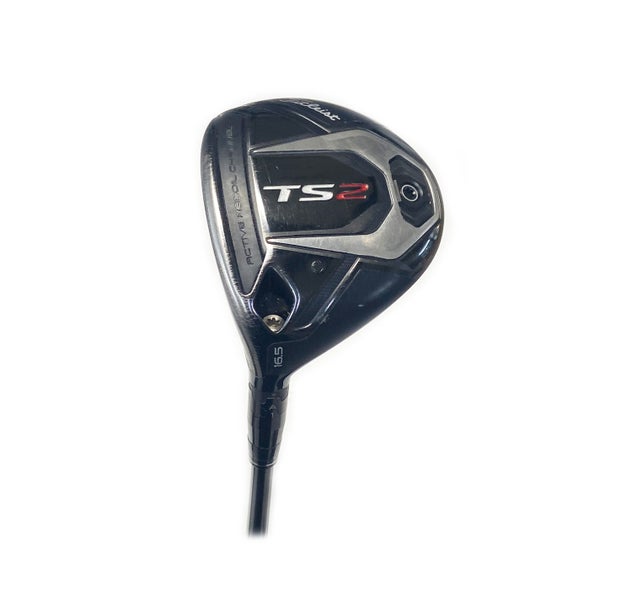 LH Titleist TS2 16.5* Wood Graphite M2 Reax 55 Regular Flex