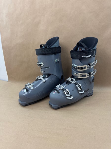 NEW Tecnica Mach Sport HV 90 RT GW Ski Boots - Sport Grey - Mondo 30.5