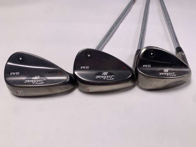 Titleist Vokey SM6 Steel Grey Wedge Set 50* 8 | 54* 10 | 58* 12 KBS 610 Mens LH