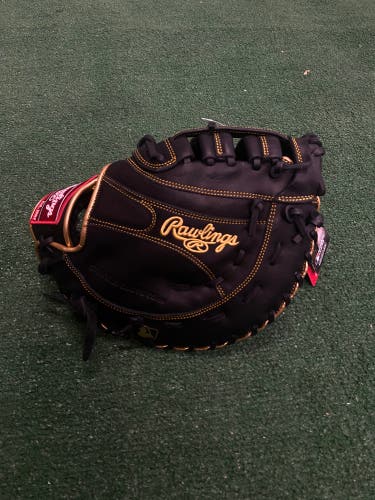 Black Rawlings R9 LH First Base Baseball Glove 12.5" (New)