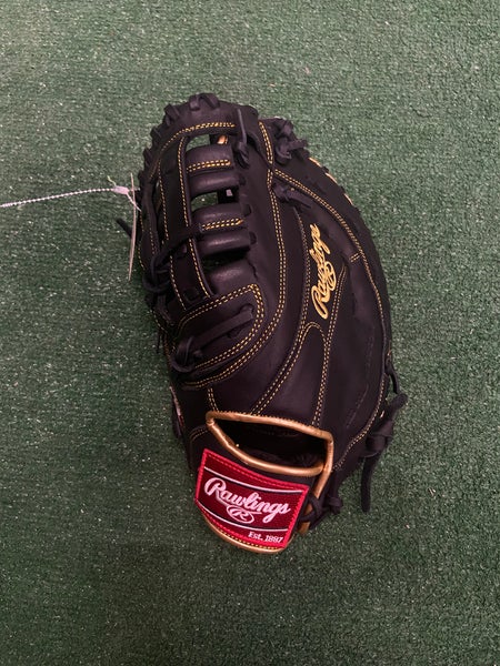 Black Rawlings R9 LH First Base Baseball Glove 12.5" (New)