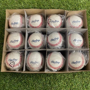 Rawlings RBRO1 Babe Ruth Competition Grade Baseballs 12 Pack (New)